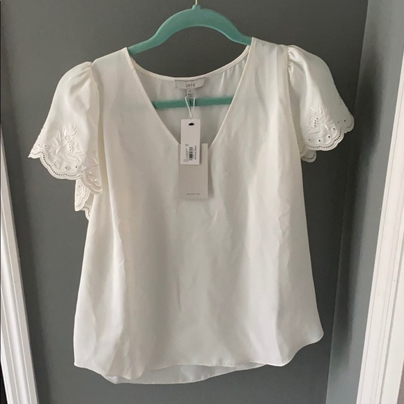NWT Joie Porcelain Blouse Small - Picture 1 of 4